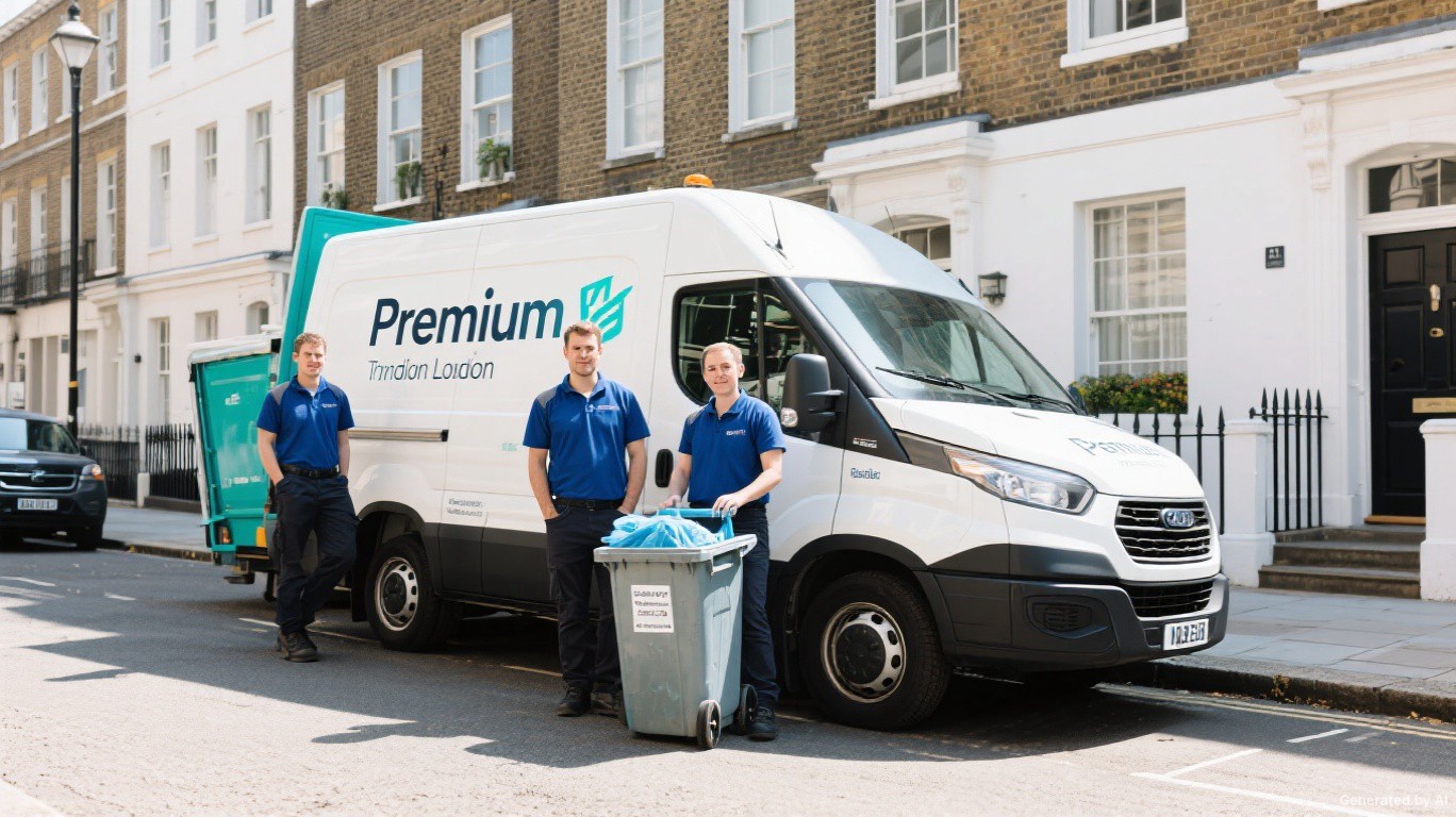 rubbish removal team working in Wandsworth.